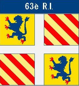 drapeau 63e RI