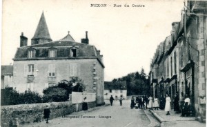 Nexon rue du centre champeau Terrasson 1930